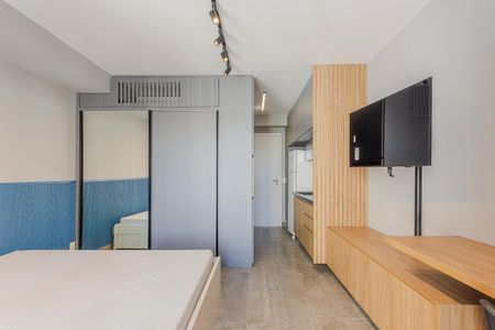 Studio para alugar com 25m², 1 quarto e sem vaga Studio para alugar com 25m², 1 quarto e sem vagaQuarto