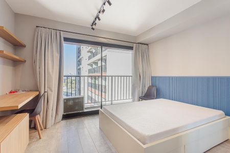 Studio para alugar com 25m², 1 quarto e sem vaga Studio para alugar com 25m², 1 quarto e sem vagaQuarto