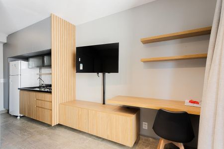 Studio para alugar com 25m², 1 quarto e sem vaga Studio para alugar com 25m², 1 quarto e sem vagaCozinha