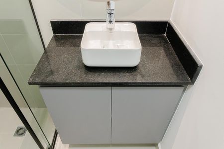 Studio para alugar com 25m², 1 quarto e sem vaga Studio para alugar com 25m², 1 quarto e sem vagaBanheiro