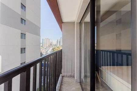 Studio para alugar com 25m², 1 quarto e sem vaga Studio para alugar com 25m², 1 quarto e sem vagaVaranda