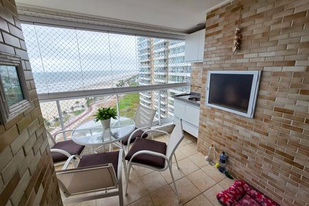 Varanda de apartamento para alugar com 2 quartos, 70m² em Nova Mirim, Praia Grande