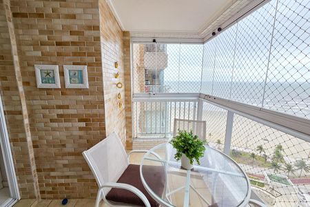 Varanda de apartamento para alugar com 2 quartos, 70m² em Nova Mirim, Praia Grande