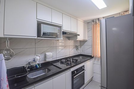 Cozinha e Área de Serviço de apartamento à venda com 2 quartos, 47m² em Paulicéia, São Bernardo do Campo
