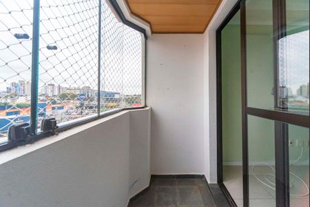 Varanda da Sala de apartamento para alugar com 3 quartos, 75m² em Vila Apiai, Santo André