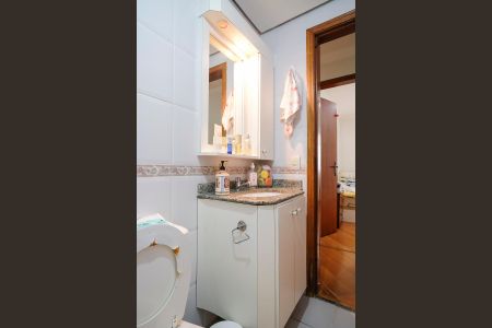 Banheiro de apartamento à venda com 3 quartos, 78m² em Vila Caminho do Mar, São Bernardo do Campo