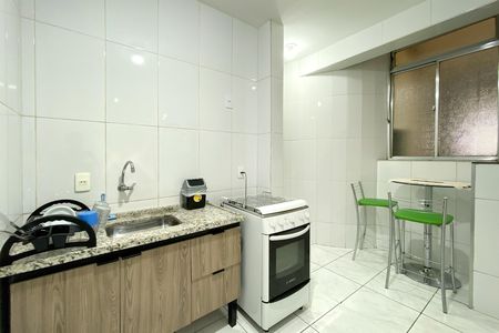 Cozinha de apartamento à venda com 3 quartos, 123m² em Nova Suíça, Belo Horizonte