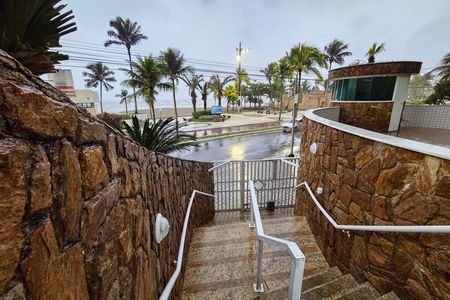 Fachada e portaria de apartamento para alugar com 3 quartos, 156m² em Guilhermina, Praia Grande