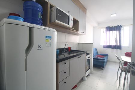 Cozinha de apartamento para alugar com 1 quarto, 27m² em Jardim Cidalia, São Paulo