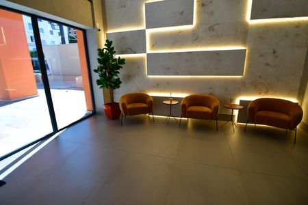 Studio para alugar com 39m², 1 quarto e 1 vagaHall social