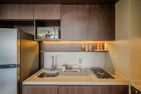 Studio para alugar com 33m², 1 quarto e sem vagaCozinha