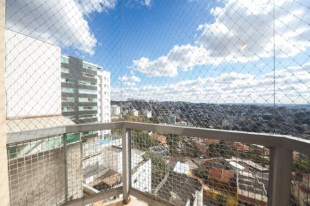 Varanda suite  de apartamento à venda com 3 quartos, 95m² em Buritis, Belo Horizonte