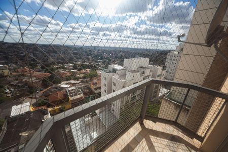 Varanda suite  de apartamento à venda com 3 quartos, 95m² em Buritis, Belo Horizonte
