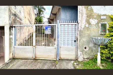 Casa para alugar com 55m², 1 quarto e 2 vagas Casa para alugar com 55m², 1 quarto e 2 vagasPlaca instalada na fachada do imóvel