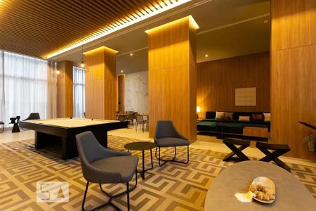 Área comum - Salão de Jogos de apartamento para alugar com 1 quarto, 40m² em Pinheiros, São Paulo