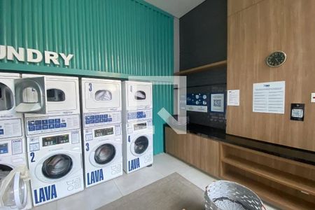 Área comum - Lavanderia de apartamento para alugar com 1 quarto, 40m² em Pinheiros, São Paulo
