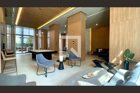 Área comum - Salão de festas de apartamento para alugar com 1 quarto, 40m² em Pinheiros, São Paulo