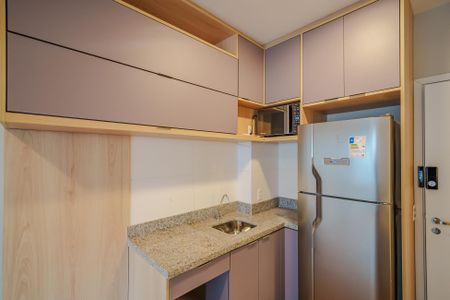 Studio para alugar com 32m², 1 quarto e 1 vaga  Cozinha
