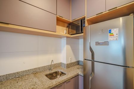 Studio para alugar com 32m², 1 quarto e 1 vaga  Cozinha