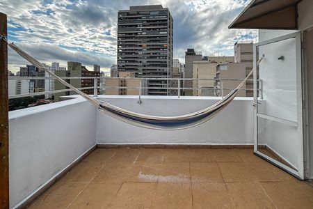 Apartamento para alugar com 110m², 1 quarto e sem vaga Apartamento para alugar com 110m², 1 quarto e sem vagaVaranda da sala