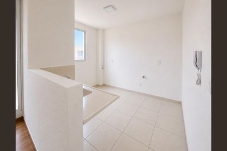 Cozinha de apartamento à venda com 2 quartos, 50m² em Caiapos, Contagem