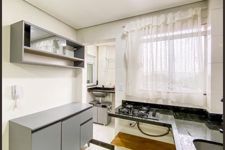 Cozinha  de apartamento para alugar com 2 quartos, 36m² em Vila Guilhermina, São Paulo