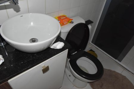 Apartamento à venda com 59m², 2 quartos e 1 vaga Apartamento à venda com 59m², 2 quartos e 1 vagabanheiro detalhe
