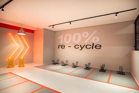 Bicicletário de kitnet/studio para alugar com 1 quarto, 37m² em Pinheiros, São Paulo