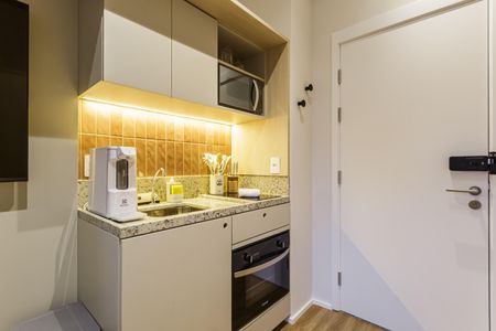 Studio à venda com 35m², 1 quarto e sem vagaCozinha