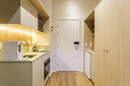 Studio à venda com 35m², 1 quarto e sem vagaCozinha