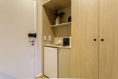 Studio à venda com 35m², 1 quarto e sem vagaCozinha