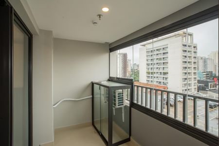 Varanda de kitnet/studio para alugar com 1 quarto, 27m² em Vila Clementino, São Paulo