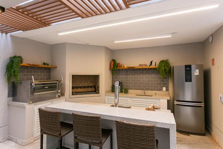 Área comum - Espaço Gourmet de kitnet/studio à venda com 1 quarto, 36m² em Vila Azevedo, São Paulo