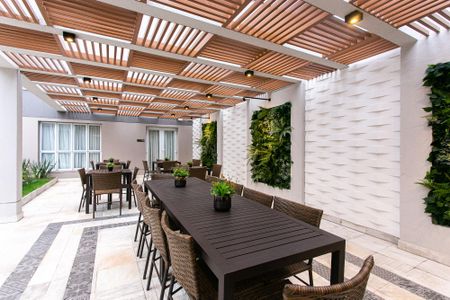 Área comum - Espaço Gourmet de kitnet/studio à venda com 1 quarto, 36m² em Vila Azevedo, São Paulo