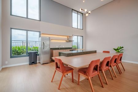Studio para alugar com 28m², 1 quarto e sem vaga Studio para alugar com 28m², 1 quarto e sem vagaÁrea comum - Salão de festas