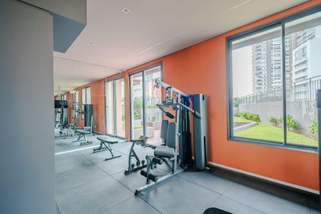 Studio para alugar com 28m², 1 quarto e sem vaga Studio para alugar com 28m², 1 quarto e sem vagaÁrea comum - Academia