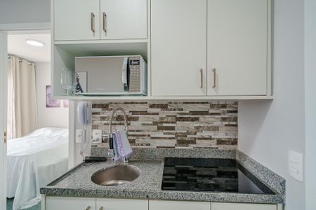 Studio para alugar com 28m², 1 quarto e sem vaga Studio para alugar com 28m², 1 quarto e sem vagaCozinha
