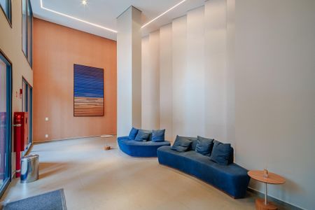 Studio para alugar com 28m², 1 quarto e sem vaga Studio para alugar com 28m², 1 quarto e sem vagaHall de entrada
