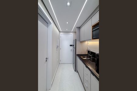 Cozinha de kitnet/studio para alugar com 1 quarto, 24m² em Jardim Vila Mariana, São Paulo
