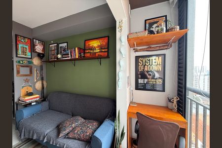 Sala de kitnet/studio à venda com 1 quarto, 28m² em Jardim da Gloria, São Paulo