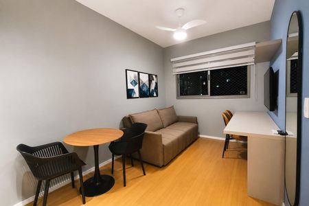 Sala de apartamento para alugar com 1 quarto, 25m² em Bela Vista, São Paulo