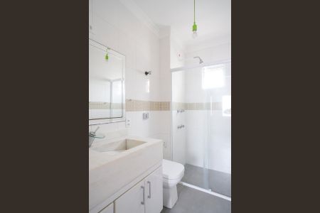 Banheiro da suíte de apartamento à venda com 2 quartos, 60m² em Santa Paula, São Caetano do Sul