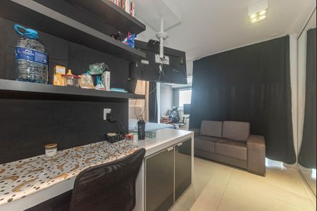 Cozinha de kitnet/studio à venda com 1 quarto, 33m² em Brooklin, São Paulo