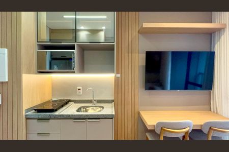 Studio para alugar com 24m², 1 quarto e sem vaga Studio para alugar com 24m², 1 quarto e sem vagaCozinha