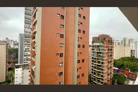 Varanda de kitnet/studio para alugar com 1 quarto, 24m² em Pinheiros, São Paulo