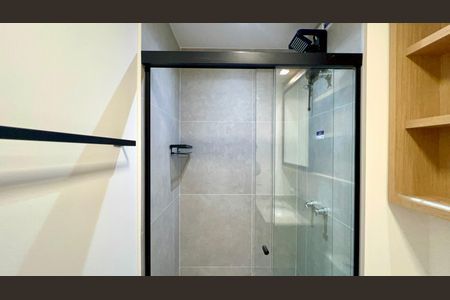 Studio para alugar com 24m², 1 quarto e sem vaga Studio para alugar com 24m², 1 quarto e sem vagaBanheiro da Suíte