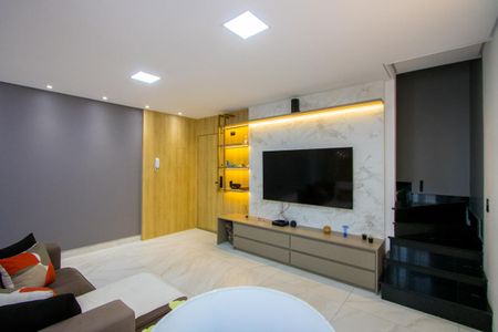 Sala de apartamento à venda com 3 quartos, 180m² em Vila Assunção, Santo André