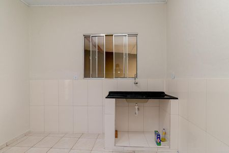 Sala/Cozinha de casa para alugar com 1 quarto, 32m² em Parque Independencia, São Paulo