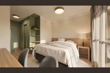Studio para alugar com 22m², 1 quarto e sem vagaSala / Quarto