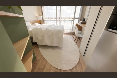 Studio para alugar com 22m², 1 quarto e sem vagaSala / Quarto